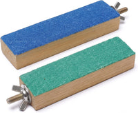 Bird Cage Perch Stand 2-Pack, Beak and Foot Grinding Platform