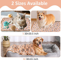 41" x 30" Dog Blankets for Medium Dogs, Cat - 41" x 30" / Brown / 1 - image 3