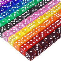 AUSTOR 100 Pcs 6 Sided Game Dice Set - 100 Pieces Square B - image 2