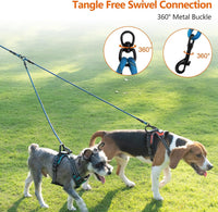 Taglory Double Dog Leash Coupler for Two Dogs - 30 Inch (Pack of 1) / Blue - image 2