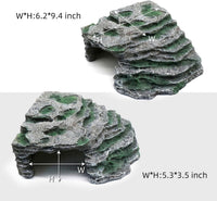Gecko Hide Shale Scape Step Ledge - Large-B-11.8 * 9.8 * 5.3 - image 3