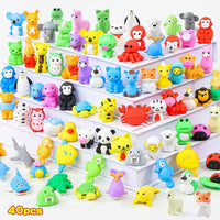 Kleeblatt Halloween erasers for kids shaped like pumpkins, ghosts, bats, skulls and cats