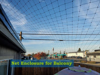 Wire-Reinforced Cat Netting, Bite Resistant - 10x3m-black - image 3