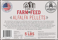 | Alfalfa Hay Food | Small Pet | Young and Adult | Pellets | 5 Pounds