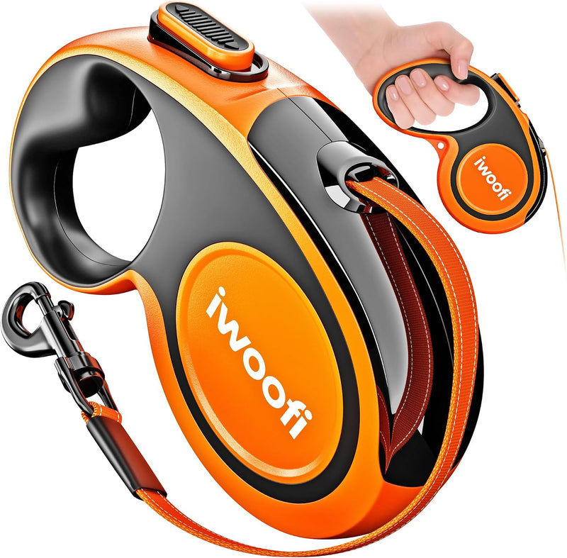 Retractable Dog Leash 16.4 ft, 360° Tangle-Free Design