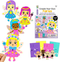 VKPI 4 Butterflies Foam Art Crafts Gift Kit - Fairies