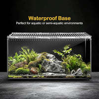 Reptile PC Terrarium,Spider Tank Starter Kit, Leopard Gecko Container,Tarantula Cage, Hermit Crab Habitat,Lizard Enclosure,Insect Housing,Jumping Spider Enclosure,Small Bearded Dragon Vivarium