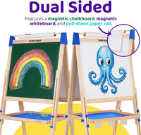 Blue Squid Art Easel for kids Paper Roll x 3 - XL Blue - image 2