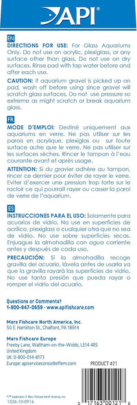API Algae Scraper for Glass Aquariums 1-Count Container – Essentials for Fish - 1 Count (Pack of 1) / Assorted - image 2