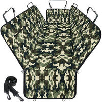 Waterproof Dog Car Seat Cover for Back Seat, Pet Hammock, L - Camouflage / Small,Standard
