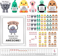 Gejoy 48 mini rubber positive figures with cards, potato, pickle, duck and flamingo - view 8