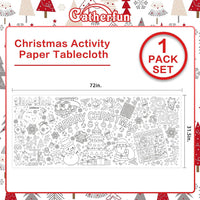 Halloween Activity Poster, Halloween Tablecloth for Kids - Christmas - image 2
