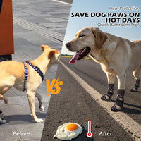 EXPAWLORER Dog Socks to Prevent Licking Paws - Small / Brown - image 2