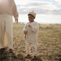 mushie Silicone Baby Teether Toy - Bear (Dried Thyme) - image 3