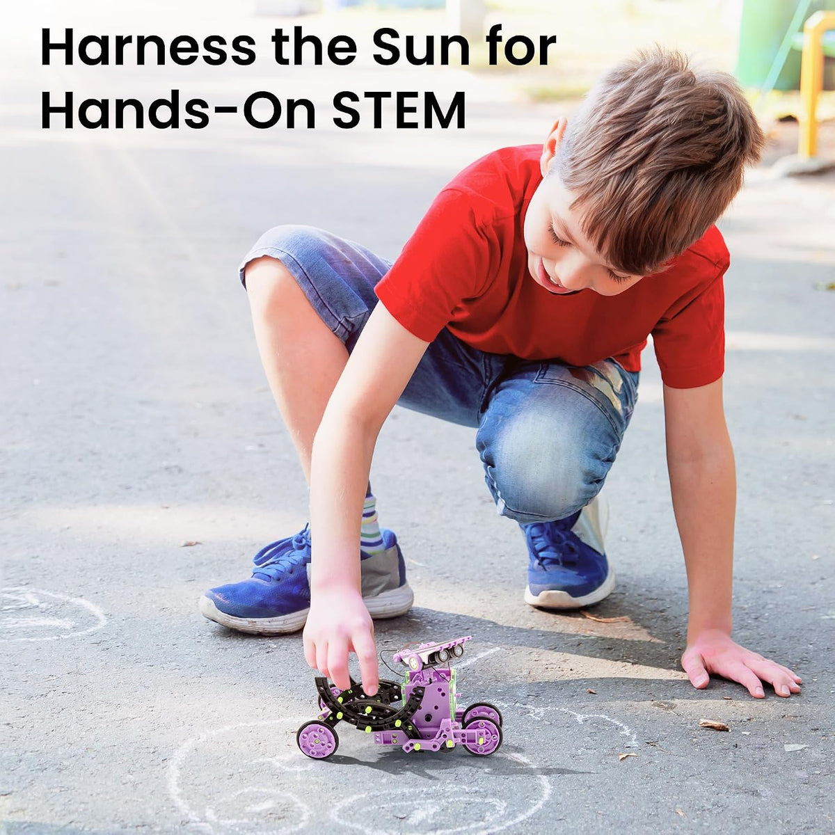 Sillbird 12-in-1 Solar Robot Building Kit STEM Gift for Boys Ages 8-13 – Fun for Kids & Family - Purple-green - image 3