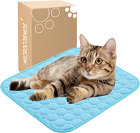 MICROCOSMOS Summer Cooling Mat & Sleeping Pad - 19" x 15" / Blue