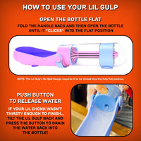 Lil Gulp Dog Water Bottle 15 Fl oz Filtered Portable Travel Bottle – Essentials for Dogs - Blue - image 4