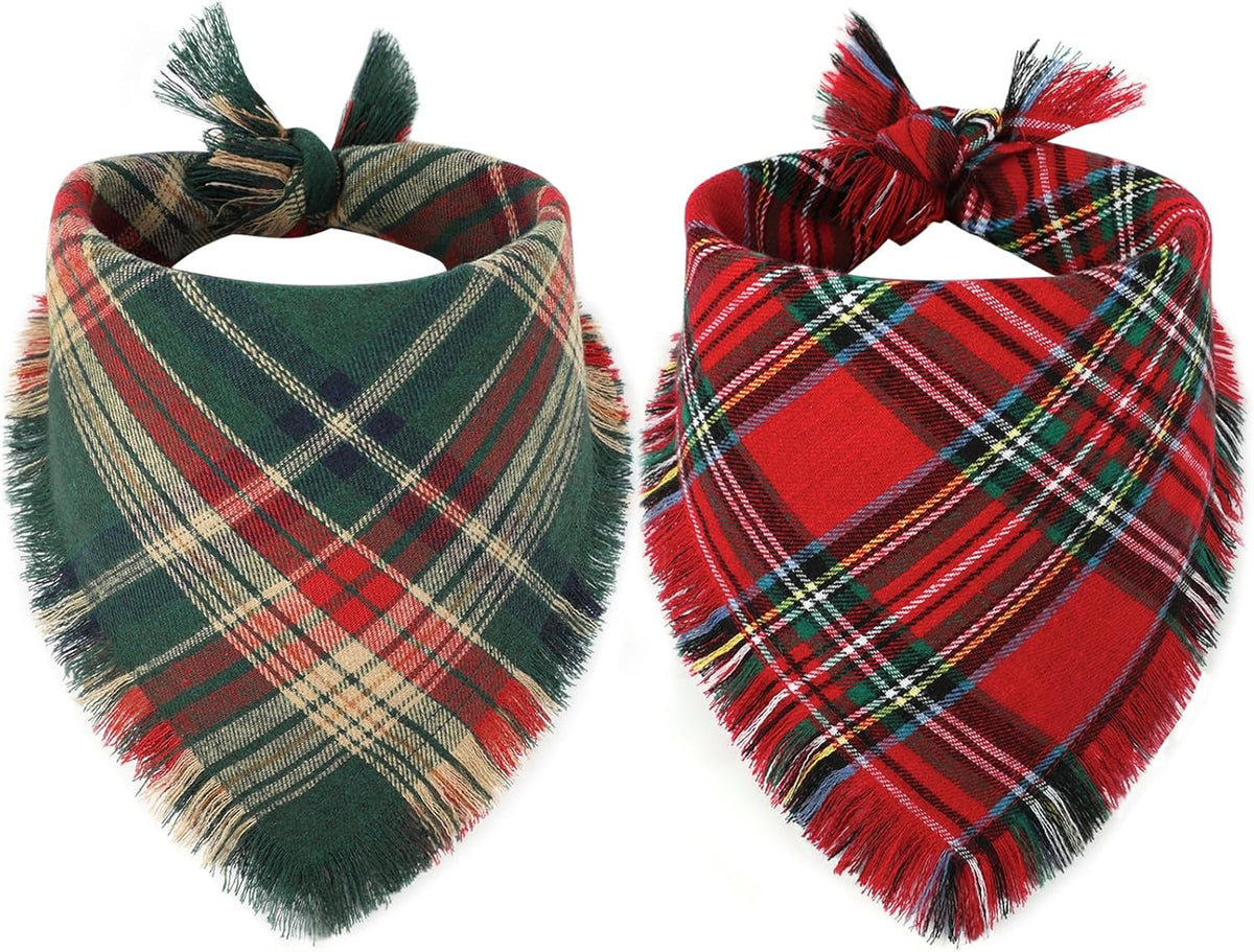 Vivifying Fall Dog Bandana, L - Small / Christmas