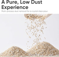 FUKUMARU Tofu Cat Litter, Applewood Blend, Clumping - 18lbs, 6lb x 3 Bags / White Tea Light Aroma - SAP Enhanced Tofu - image 2