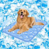 Dog Cooling Mat 2.0, Ocean Blue - X-Large / Blue