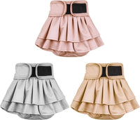 wegreeco Dog Diapers Female - Small (Pack of 3) / Champagne Colour