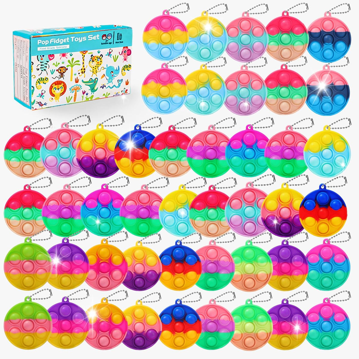 57PCS Party Favors for Kids - Round-57