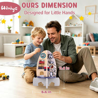 Wdmiya Space Wood Activity Cube Toy - image 3