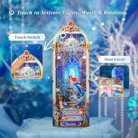 Tonecheer DIY Book Nook Kit 3D Wooden Puzzle Fairy Tale Miniature - Deep Melody - image 4