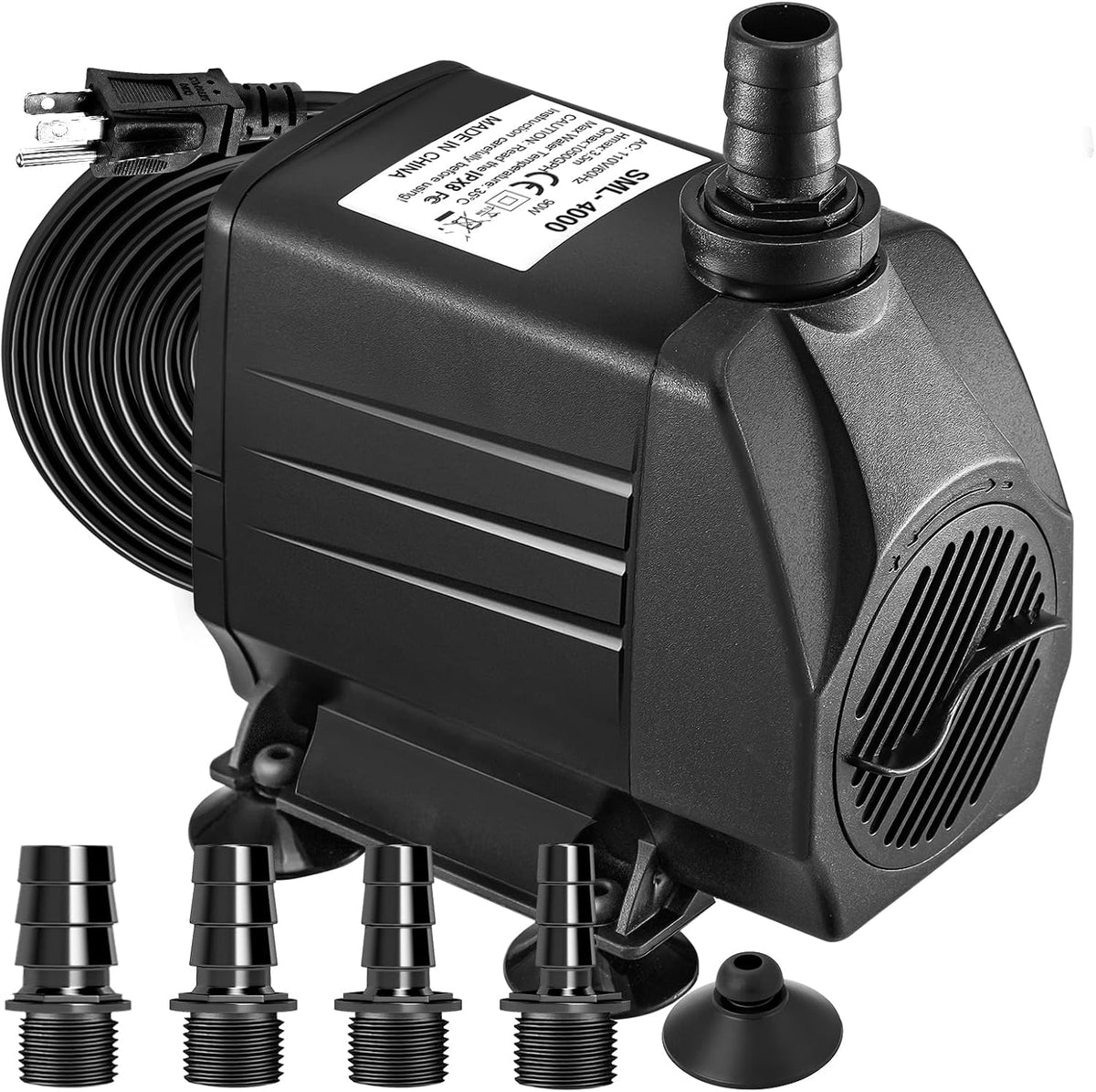 GROWNEER 2 Packs 550GPH Submersible Pump 30W Ultra Quiet Fountain - 1100GPH