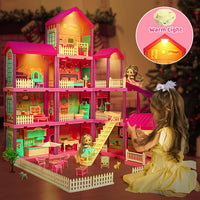 beefunni Doll House, Dollhouse with 4 Stories-11 Rooms - image 2