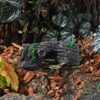 IBWell Aquarium Wood Fish Tank Decorations，Resin Fake Logs Terrarium - 6.3"*2.0"*8.9" - image 2