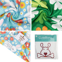 CuteBone Dog Shirts 2-Pack Soft Pet Clothes Breathable Summer Vest - Large / Clovers&rabbits - image 2