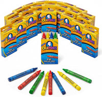 Bulk Crayons Party Favors & Classrooms - 144 Packs of 4 (576 Count)