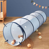 Tiny Land Kids Tunnel Toys with Storage Bag for Toddlers – Fun for Kids & Family - Blue