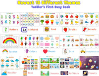 Huijing Montessori Preschool Learning Activities Busy Book - White - image 2