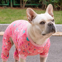 CuteBone Dog Halloween Pajamas Puppy Onesies Small Dogs Soft Pjs Coat - X-Small / Cupid pink - image 3