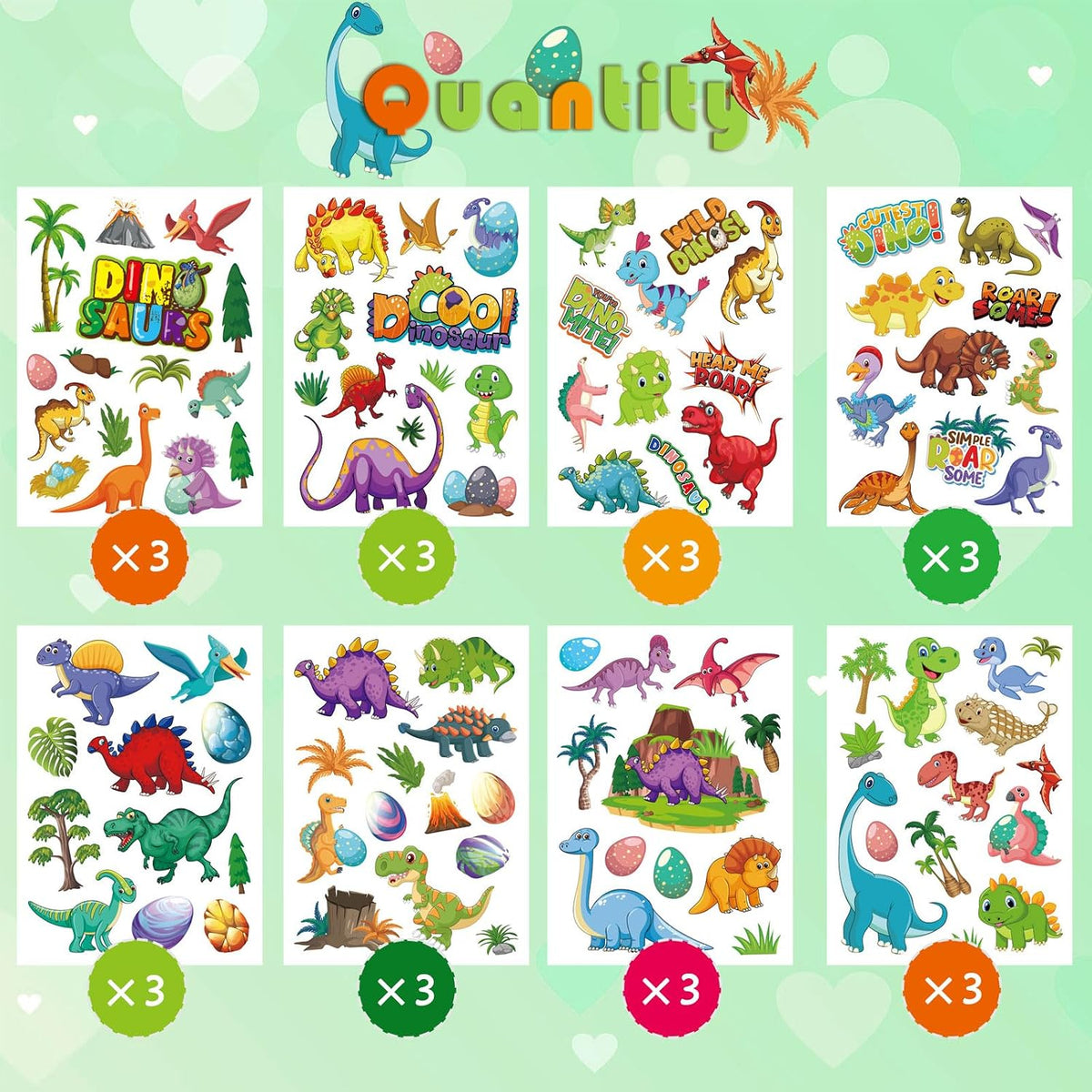 DUJAA 640-piece fall stickers for kids with pumpkins, leaves and scarecrows - view 14