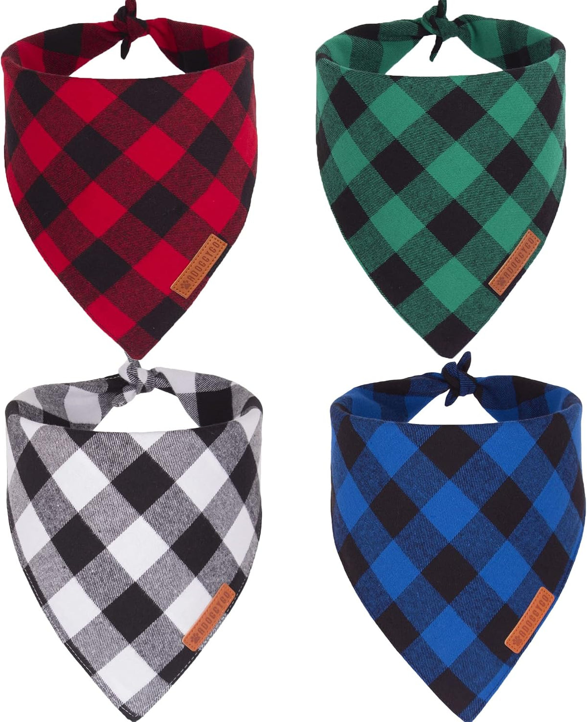 Halloween Thanksgiving Christmas Holiday Dog Bandanas - Large / Christmas