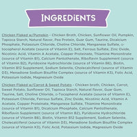 LOVE, NALA - FLAKED Fish & Chicken Variety Pack - 24 Pack- Natural Adult Cat Wet Food - Grain Free, Non-GMO, Lean Protein, Omega 3, Digestive Fiber, Added Minerals & Vitamins