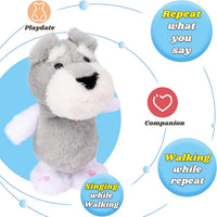 Hopearl Talking Singing Cowgirl Repeats What You Say Girl Walking - Schnauzer - image 4