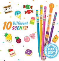 Scentco Colored Smencils, 10 Scented Colored Pencils for Kids - image 2