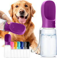 Mr. Pen, Portable Dog Water Bottle - Purple