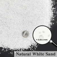 5 lbs Aquarium Sand, Beige Fish Tank Sand - White / 10 LB - image 2