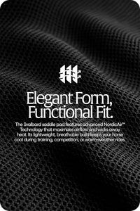 Equinavia Svalbard NordicAir™ Tech All Purpose Saddle Pad | Breathable Micromesh | Contoured Shape