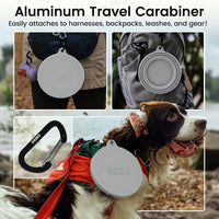 OHMO Spill Proof Collapsible Dog Bowl - 24oz / Ash - image 4