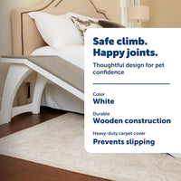 PetSafe CozyUp Bed Ramp, Supports Pets Back & Joints - White / Ramp - image 3