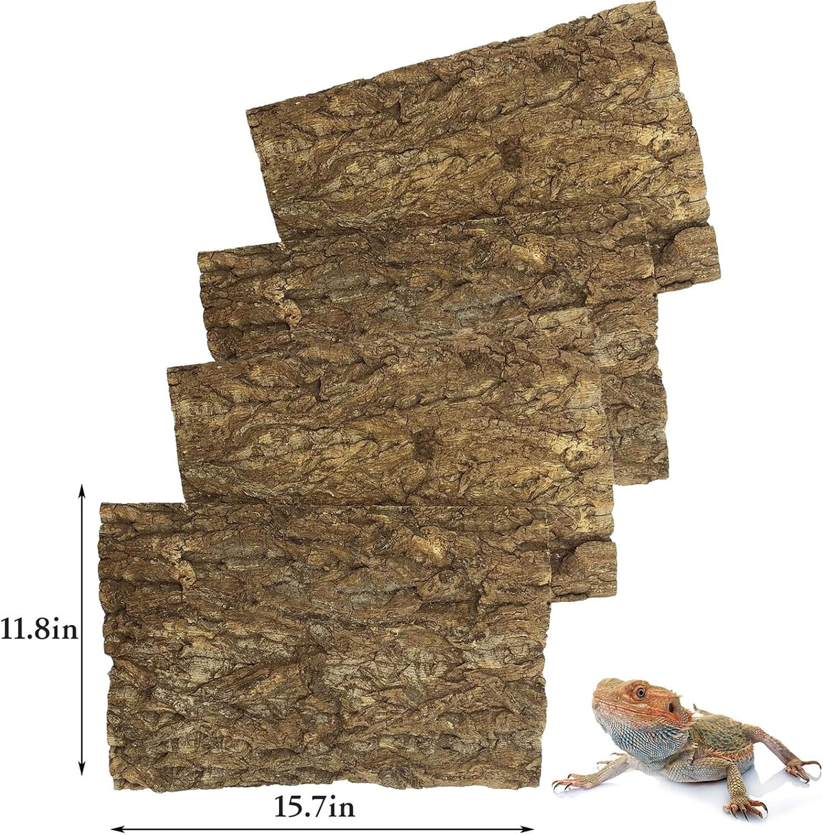 2PCS Cork Terrarium Background - 4Pcs-15.7"x11.8" - image 2