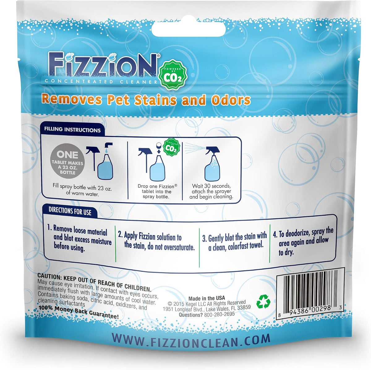 Fizzion Pet Stain and Odor Remover, Original - image 2