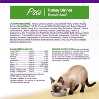 Wellness Complete Health Pate Adult Wet Cat Food, Natural, Protein-Rich, Grain Free, 3 Ounce, 24 Pack, (Turkey)