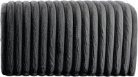 Storage Bench Pet Supplies Corduroy Bench Cat's nest to Hide for The Living Room, Entryway and Bedroom (Black)